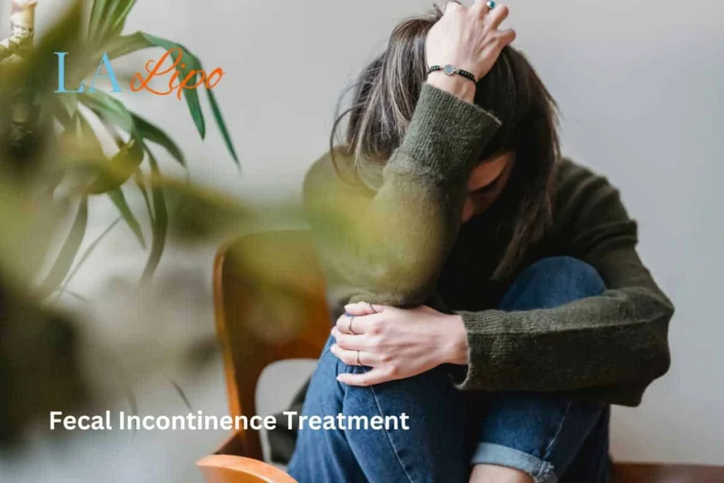 woman worried about fecal incontinence diet Cardiff