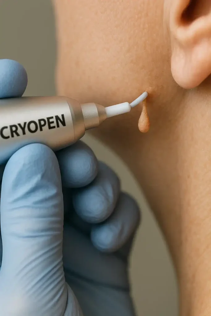 Cryopen for skin tags removal Cardiff speak to our team today!