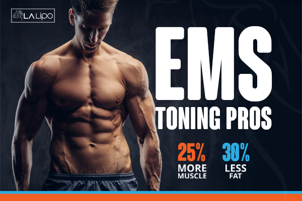 Image of man with sculpted stomach showing the fat loss and muscle gain of LA-EMS Body Sculpting Treatment Cardiff