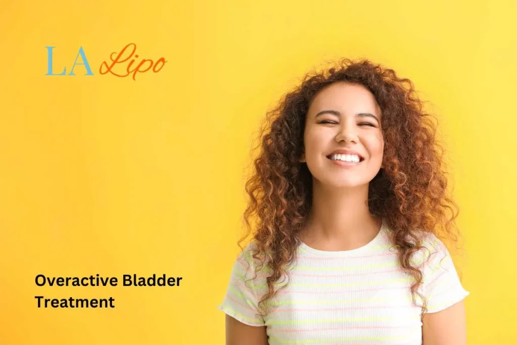 woman smiling about overactive bladder treatment Cardiff solutions
