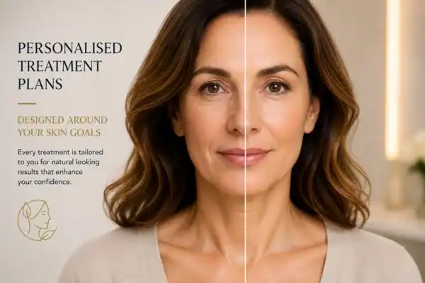 Before and after results of Collagen Lift Therapy Cardiff